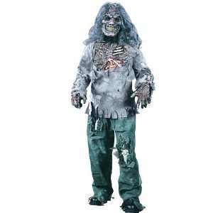 Lets Party By FunWorld Zombie Complete Child Costume / Grey/Green 