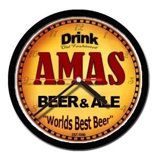  AMAS beer and ale wall clock 