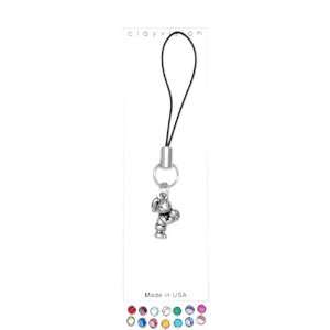  Clayvision Basketball Girl Free Throw Cell Phone Charm 