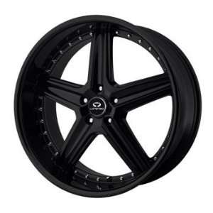 Lorenzo WL019 18x8 Black Wheel / Rim 5x120 with a 32mm Offset and a 74 