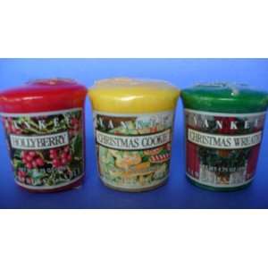  Yankee Candle Votives   Christmas Scents