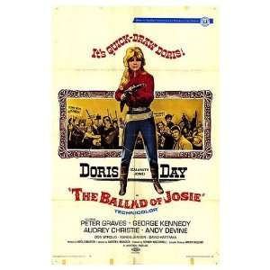  Ballad of Josie Original Movie Poster, 27 x 40 (1968 