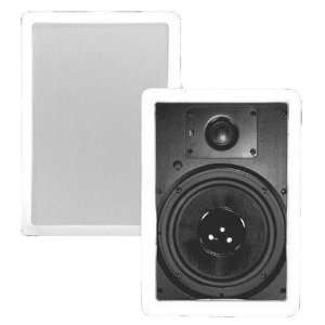 New 8 In Wall Surround Sound HD Home Theater Rectangular Glass Fiber 