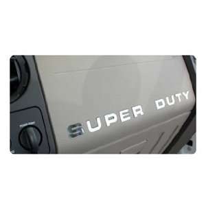  Ford Super Duty Dashboard Lettering Kit   Chrome 