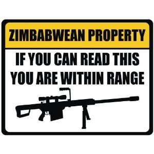  New Caution  Zimbabwean Property  Zimbabwe Parking Sign 