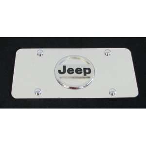  Jeep Chrome on Chrome License Plate Automotive
