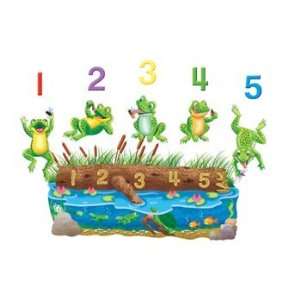  7 Pack LITTLE FOLKS VISUALS FIVE SPECKLED FROGS 