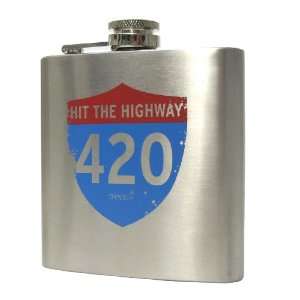  Weeds Hit the Highway 420 Flask