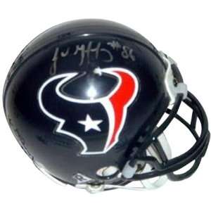  Jabar Gaffney Autographed Houston Texans Mini Helmet 