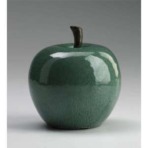  Cyan Design Large Jade Ceramic Apple Sculpture Everything 
