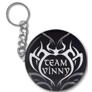 Creative Clam Team Vinny Jersey Shore Fan 2.25 Button Style Key Chain