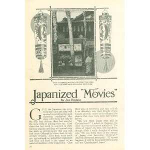    1913 Japanese Movies Moving Picture Theaters 