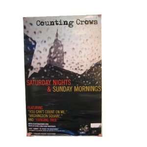  Counting Crows Poster Saturday Nights The Crowes 