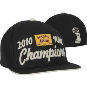 Los Angeles Lakers 2010 NBA Champions Adidas Locker Room Hat  