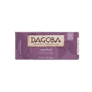 Dagoba Organic Chocolate Organic Super Fruit Dark Chocolate Bar 2 oz 