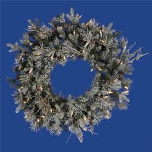  2 ft. Christmas Wreath   High Definition PE/PVC Needles 