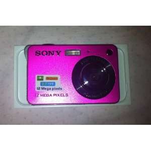  Pink Sony Digital Camera 8x Zoom 12 Mega Pixels Office 