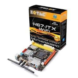  H67 ITX Wifi Mb LGA1155 DDR3 USB3.0 PCIE16 Minipcie Wifi 