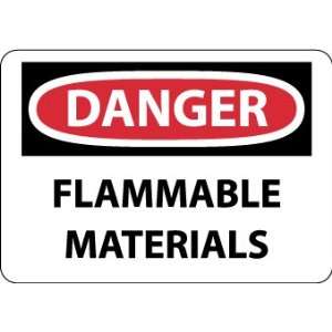  SIGNS FLAMMABLE MATERIALS