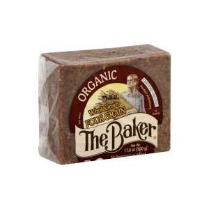  The Baker Bread, Organic, Whole Grain, Four Grain, (pack 