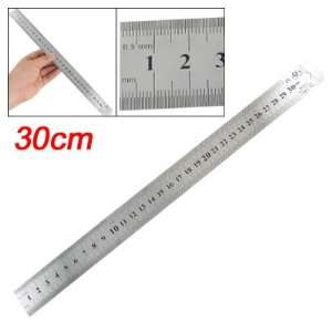  Carpentry 30cm 12 Inch Straight Ruler Measuring Tool 