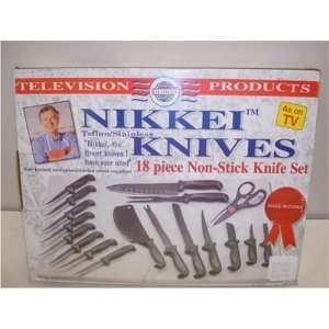 Nikkei Knives 18 pc non stick Knife Set Cutlery Set  