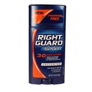  Right Guard Sport Antiperspirant Invisible Solid, 2.8 Oz 