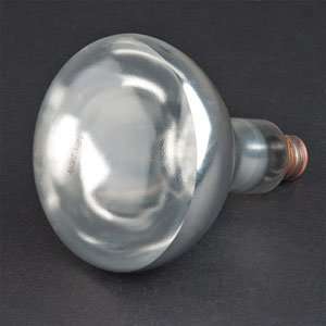  250 Watt Clear Teflon Coated Heat Lamp Light Bulb