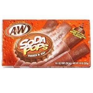 Root Beer Soda Pops Freeze & Eat Popsicles, Pack of 2  