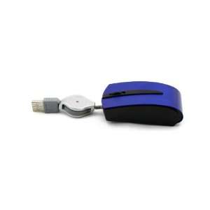  MuffinMan Mini Blue Metal USB 800DPI Optical Scroll Wired 