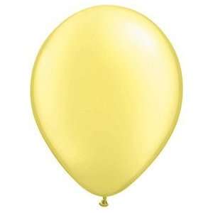  Mayflower Balloons 6707 16 Inch Pearl Lemon Chiffon Latex 