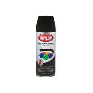  Krylon 1613/51613 Indoor/Outdoor Paint, Black (6 Pack 