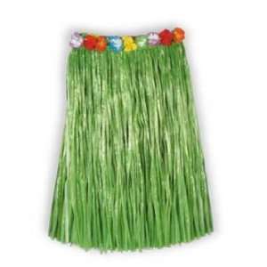  Childs Green Flowered Hula Skirt 