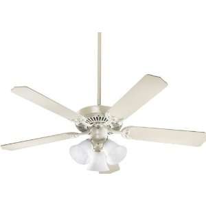   Antique White Ceiling Fan with Light Kit 77525 1667