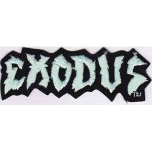  Exodus Rock Music Patch   Neon Green 