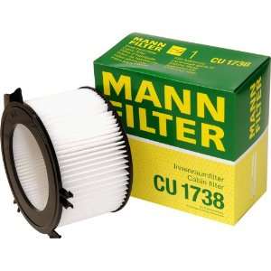  Mann Filter CU 1738 Cabin Filter for select Volkswagen 