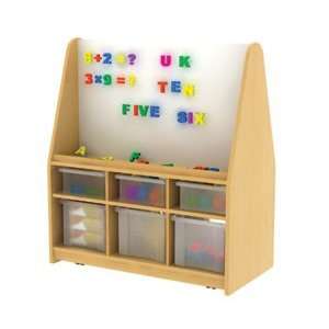    Book Display Storage with Magnetic Whiteboard 