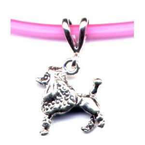  16 Pink Poodle Necklace Sterling Silver Jewelry Gift 