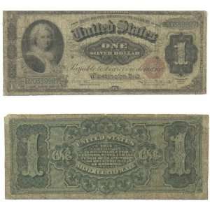  1886 $1 Silver Certificate Martha Washington, FR 216 