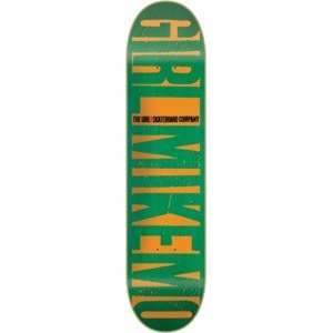 Girl Mike Mo Capaldi Big Girl Invert Small Skateboard Deck   7.5 x 31 