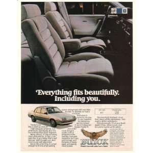   Everything Fits Beautifully Seats Print Ad (19566)