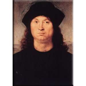  Portrait of a Man 21x30 Streched Canvas Art by Raphael 
