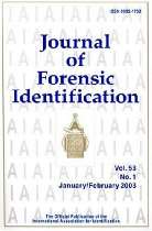 Forensic Science Bookstore   Journal of Forensic Identification