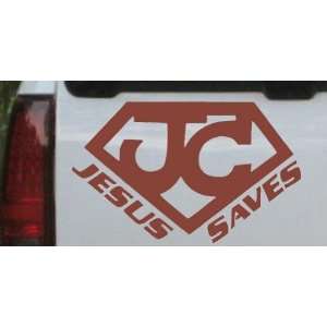  Jesus Saves Christian Car Window Wall Laptop Decal Sticker 