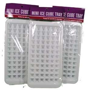  Lot of 3 Mini Ice Cube Trays Makes 216 Home Bar Drinks 