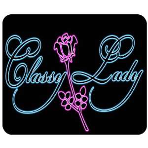   Classy Lady Custom Mouse Pad from Redeye Laserworks 