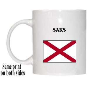  US State Flag   SAKS, Alabama (AL) Mug 