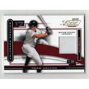  2003 Playoff Piece of the Game #94 Jersey Todd Helton Baseball 
