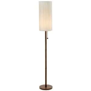  Adesso Hamptons Floor Lamp, Walnut