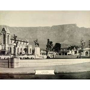 1939 Print Cape Town City South Africa Table Mountain Louis Botha 